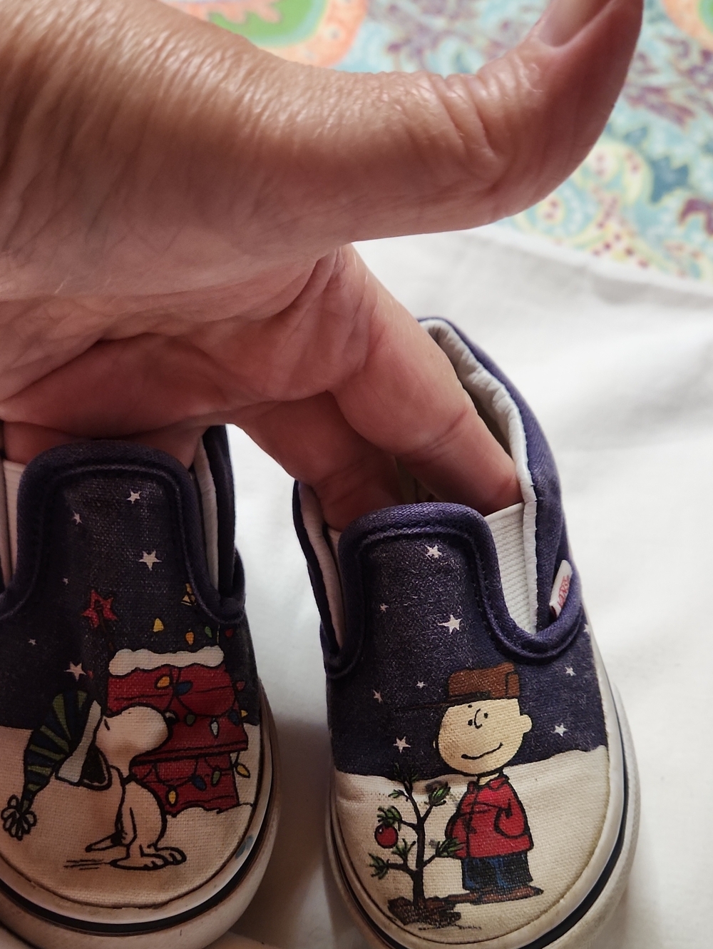 VANS PEANUTS sz 6 Toddler Shoes Unisex Slip Ons